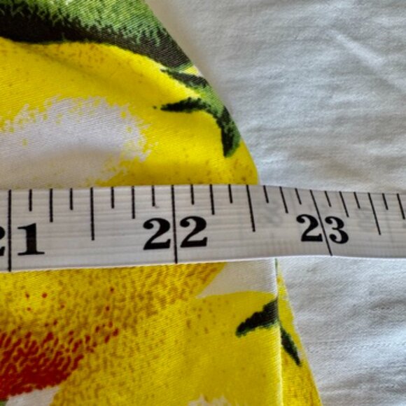 Banana Republic White w Yellow Lemons Cotton Dress - Picture 14 of 15
